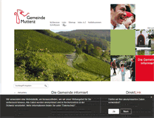 Tablet Screenshot of muttenz.ch